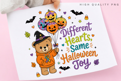 I Experience The World Differently PNG, Autism Halloween Product Image 3