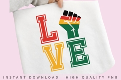 Afrocentric Love Power PNG Design Product Image 1
