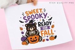Sweet Spooky Ready For Fall PNG Sublimation Design Product Image 3