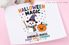 Halloween Magic PNG Sublimation Design, Kindness Makes Product Image 3