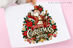A Classic Christmas Mood Santa Claus Festive Vintage Product Image 3