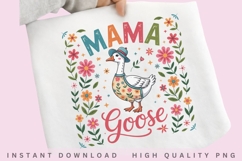 Mama Goose Floral PNG Design Product Image 2