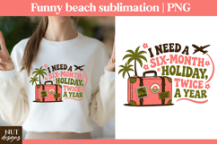 Retro Beach t shirt, Funny beach quote, Vacancy Holiday Product Image 1