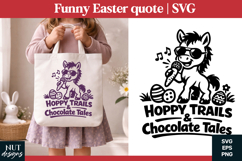Funny Easter quote SVG Farm baby horse Easter quotes Product Image 1