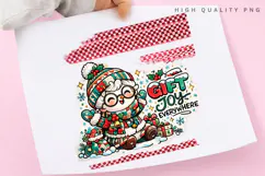 Cute Winter Gift Joy Everywhere Christmas Holiday Character Product Image 1