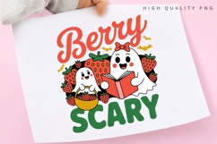 Berry Scary Ghost PNG, Cute Halloween Ghost Sublimation Product Image 3