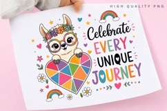 Celebrate Every Unique Journey PNG Sublimation Design Product Image 3