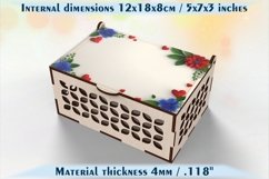 Sublimation and Laser cutting box SVG PNG files Product Image 1