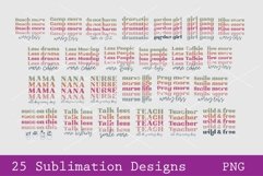 25 Repeated Colors Sublimation Product Image 1