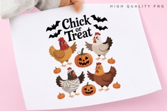 Chick or Treat PNG, Funny Halloween Chicken Sublimation Product Image 3