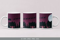 Sublimation Christmas Night for Mug Product Image 1