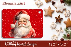 Sublimation cutting board Santa Claus, Sublimation Winter Product Image 1