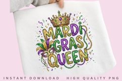 Mardi Gras Queen PNG Design Product Image 2