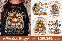 Christian Fall Inspirational 4 PNG Retro PNG Sublimation Product Image 7