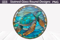 Stained Glass Round PNG | Round Coaster Bundle Product Image 20