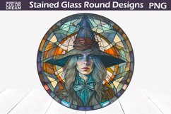 Stained Glass Round PNG | Round Coaster Bundle Product Image 21
