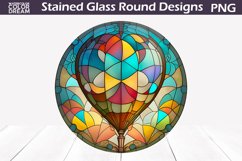 Stained Glass Round PNG | Round Coaster Bundle Product Image 22
