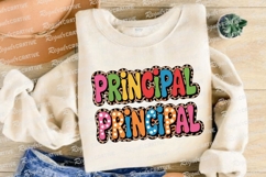 Principal Colorful Leopard Design School Sublimation PNG Product Image 4