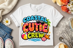 Coastal Cutie Crew Summer Beach Vacation PNG Design Product Image 6
