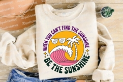 Retro Beach Design with Sunglasses Palm Sublimation PNG Product Image 4