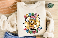 School Principal Cartoon Pencil Illustration Sublimation PNG Product Image 4