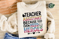Teacher Assistant Appreciation Sublimation PNG Product Image 4