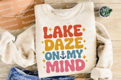 Lake Daze On My Mind Retro Sublimation PNG Product Image 4