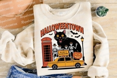 Halloween Illustration with Black Cat Sublimation PNG Product Image 4