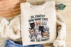 Funny Cats Wearing Glasses Kitten Sublimation PNG Product Image 4