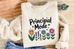 Principal Mode Floral Vector Design Sublimation PNG Product Image 4