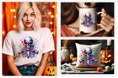 pastel skeleton skull png, halloween pastel skull, cute pastel skull, kawaii skull halloween, pastel spooky skull art, skull sublimation design, pastel halloween clipart, halloween pastel printable, pastel skull design png, halloween cute skull