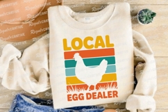 Local Egg Dealer Farm Fresh Graphic Sublimation PNG Product Image 4