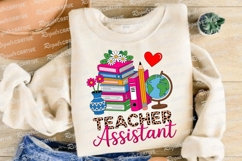 Teacher Assistant Appreciation Colorful Sublimation PNG Product Image 4