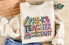 Prek Teacher Assistant Design For Sublimation PNG Product Image 4