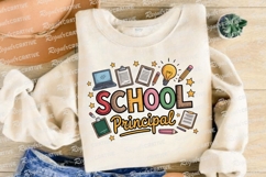 School Principal Design With Study Sublimation PNG Product Image 4