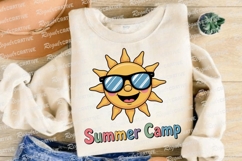 Cartoon Sun Wearing Sunglasses with Summer Sublimation PNG Product Image 3