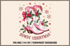 Howdy Christmas Western Cowgirl Product Image 1