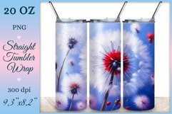 This enchanting sublimation tumbler wrap design encapsulates the serene beauty of meadow flowers, poppies and dandelions, bringing a touch of nature&#039;s elegance to your everyday routine.
