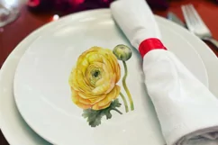 Sublimation design, yellow ranunculus flowers, PNG file Product Image 5