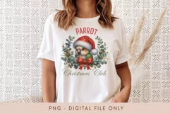 Parrot Christmas Club PNG - Pet Bird Holiday Design Product Image 2