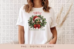 Turtle Christmas Club PNG - Cute Pet Holiday Design Product Image 2