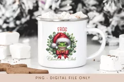 Frog Christmas Club PNG - Cute Pet Holiday Design Product Image 3