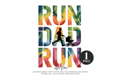 Run Dad Run Clipart PNG Product Image 1