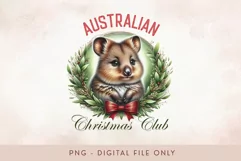Quokka Coquette Christmas Club PNG Product Image 1