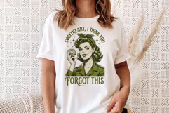 Sarcastic Retro Woman Funny Sublimation Design PNG Product Image 1