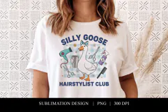 Silly Goose Hairstylist Club Sublimation PNG Product Image 1