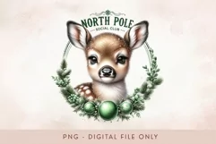 Coquette North Pole Social Club Transparent PNG Product Image 1