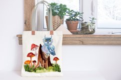 Woodland animals clipart. Forest cute baby animals clipart. Product Image 5