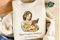 Quiet Company Preferred Especially If It Purrs PNG Product Image 4