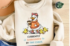 Currently Surrounded By Tiny Chaos PNG, Funny Mama Goose Product Image 3